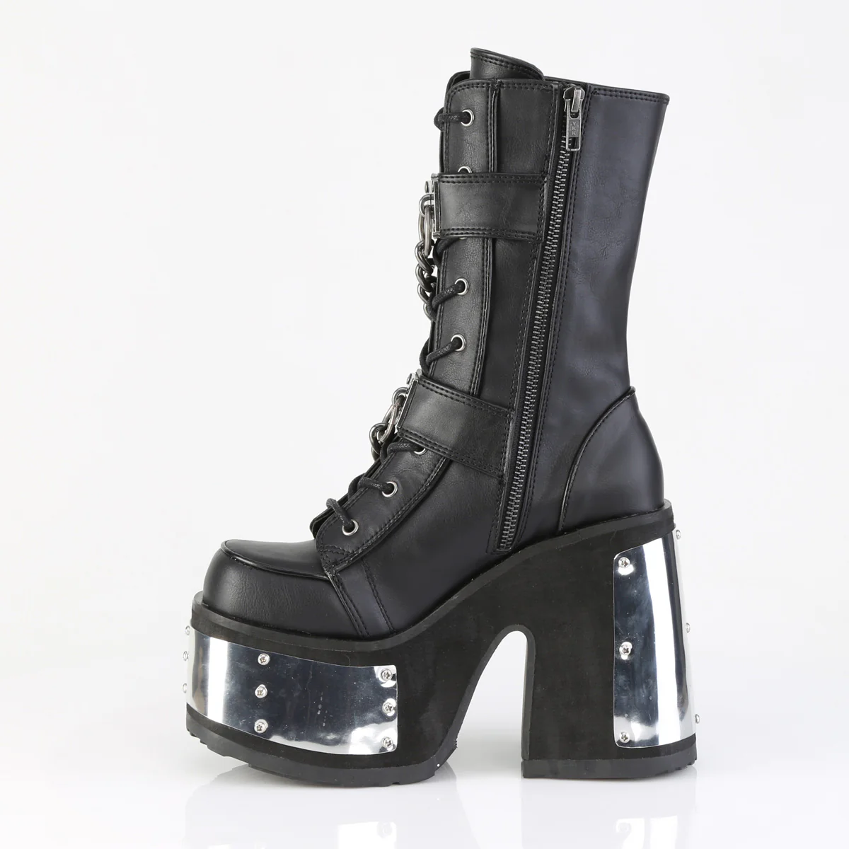 CAMEL-120 Black Vegan Leather - Image 3