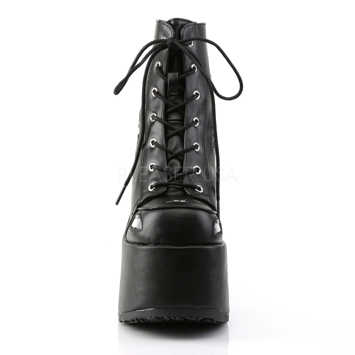 CAMEL-201 Black-Silver Hologram Vegan Leather - Image 2