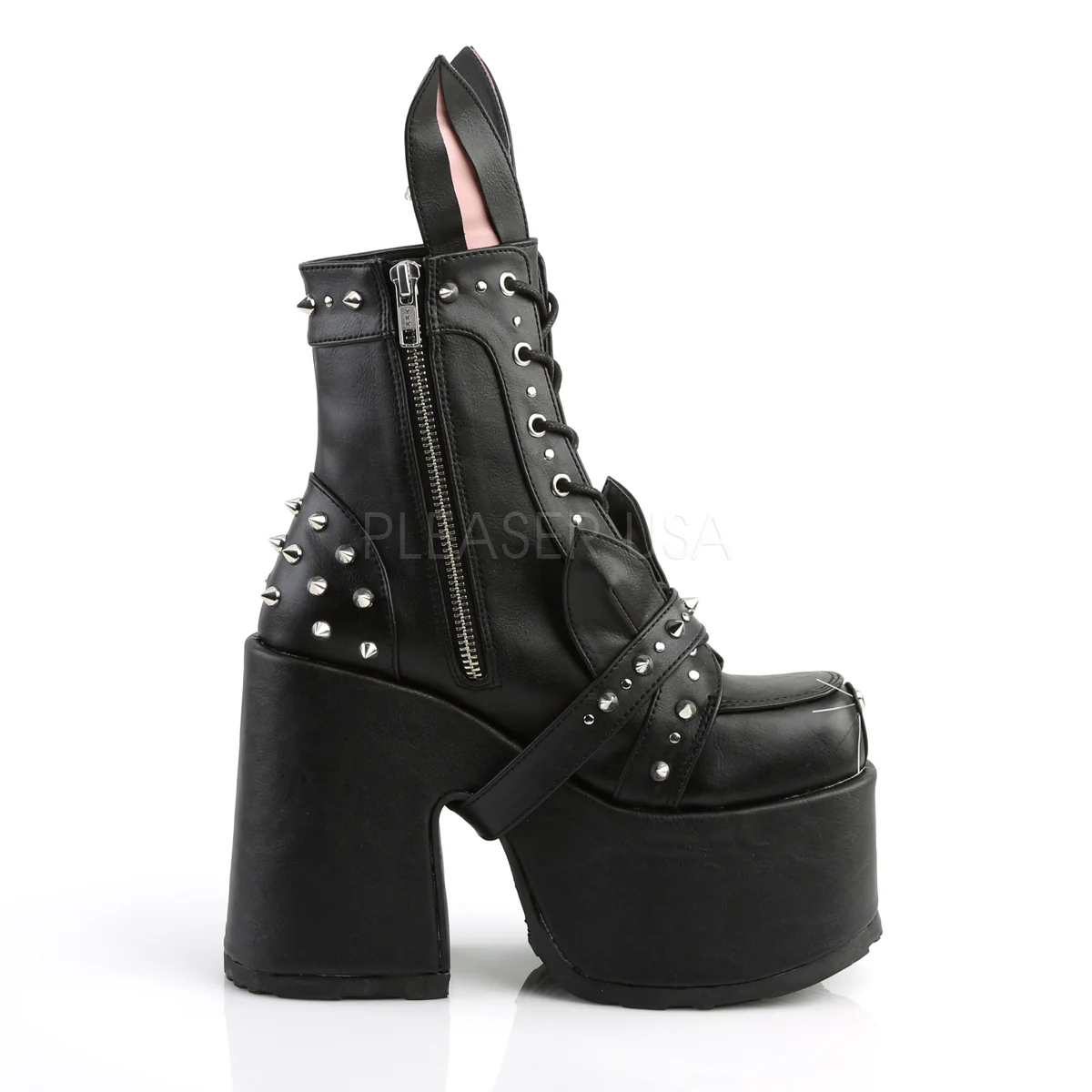 CAMEL-202 Black Vegan Leather - Image 5