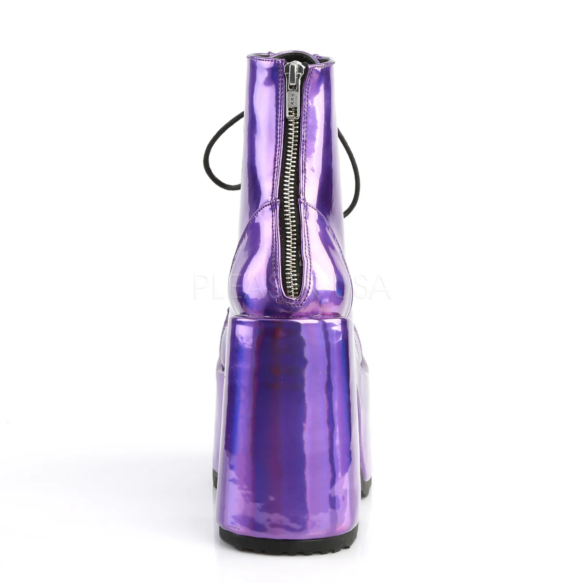 CAMEL-203  Purple Hologram Vegan Leather - Image 4