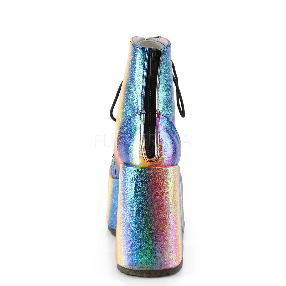 CAMEL-203  Rainbow Iridescent Vegan Leather - Image 4