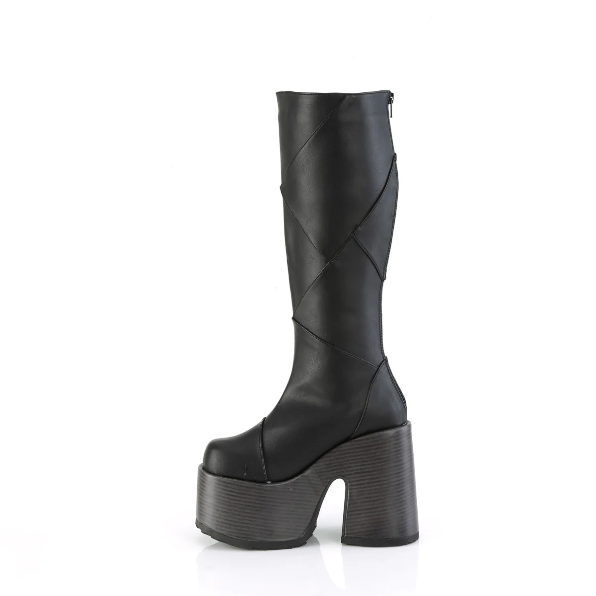 CAMEL-280  Black Vegan Leather - Image 3