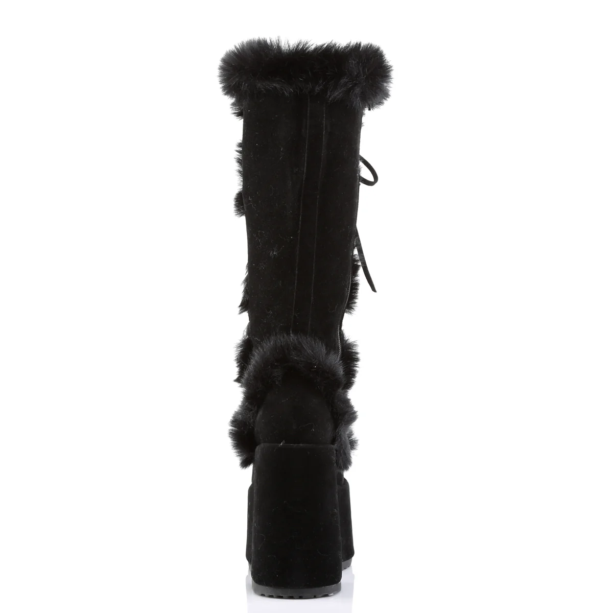 CAMEL-311 Black Vegan Suede - Image 4