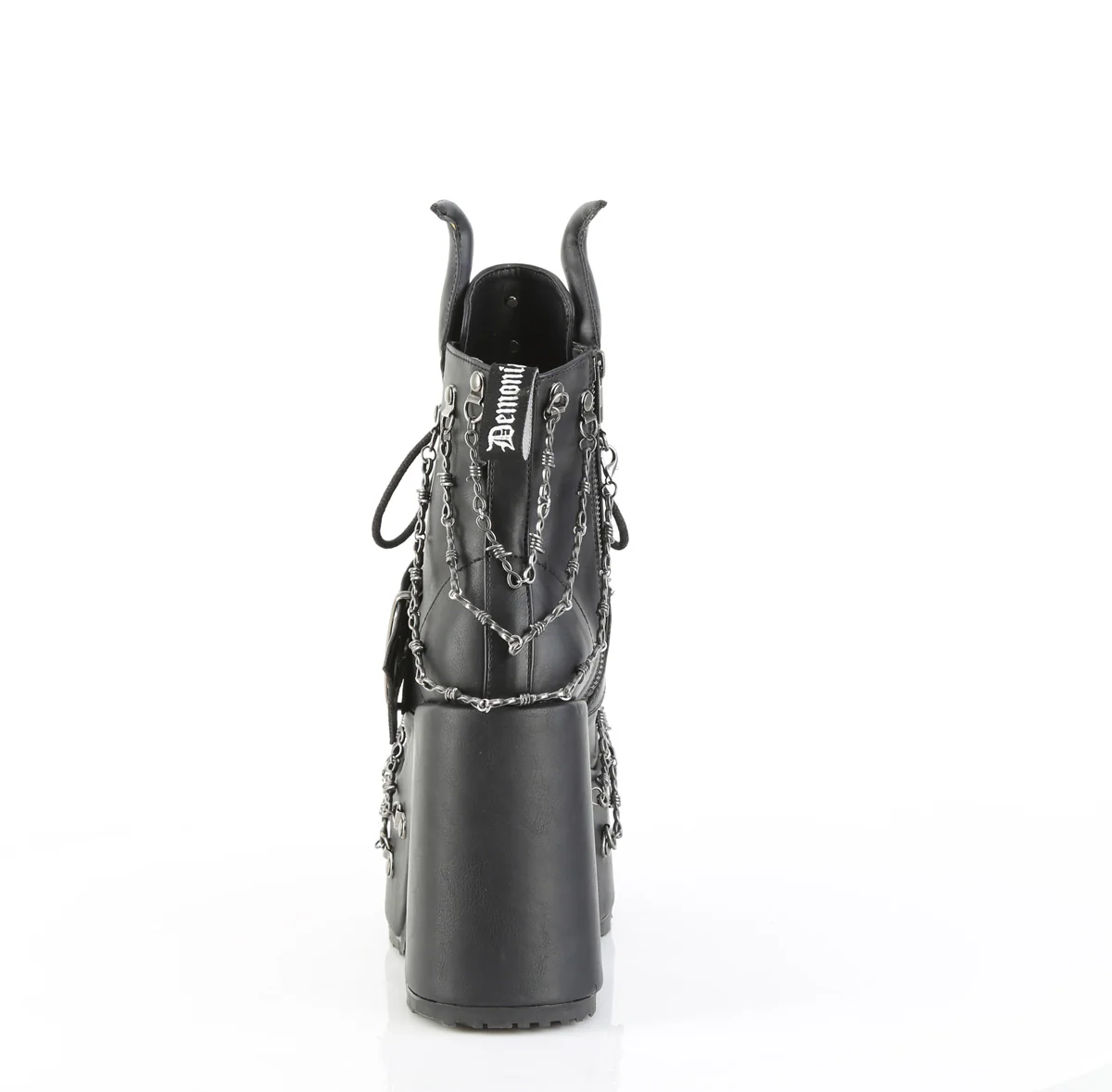 CAMEL-64  Black Vegan Leather - Image 4
