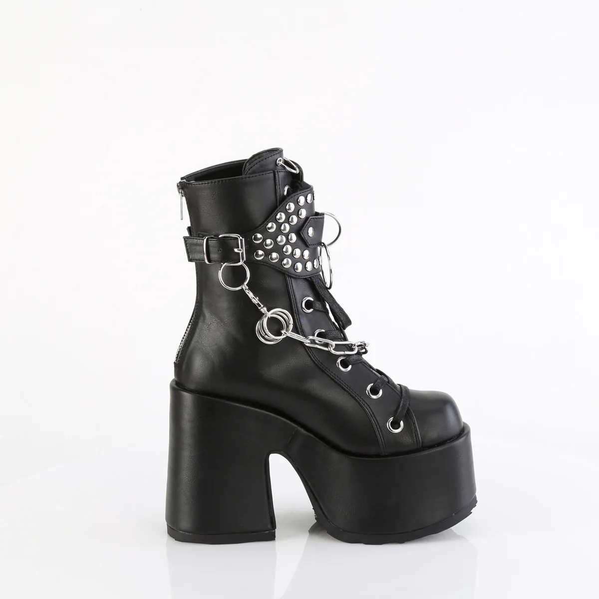 CAMEL-65  Black Vegan Leather - Image 5