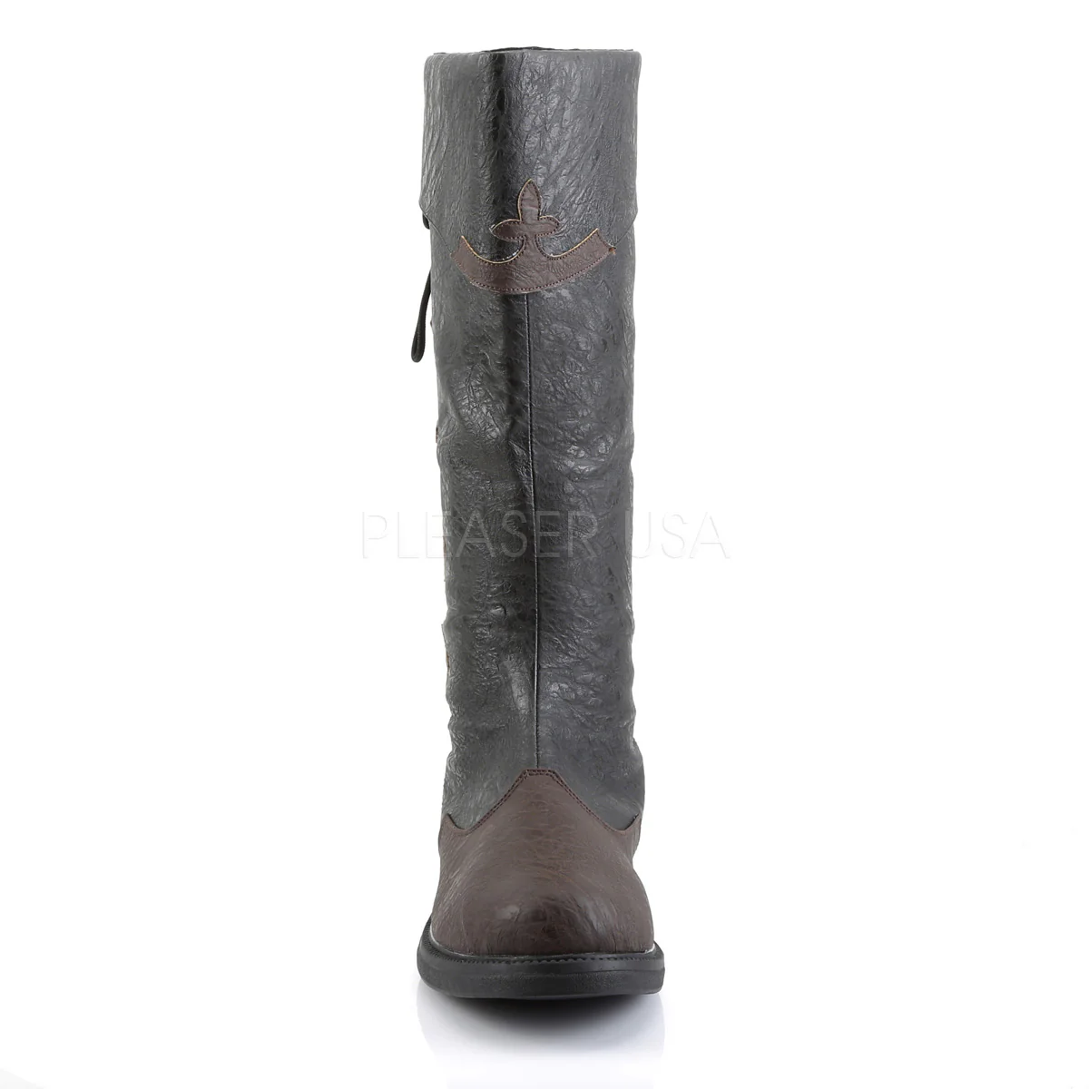 CAPTAIN-110 Black PU Brown - Image 2