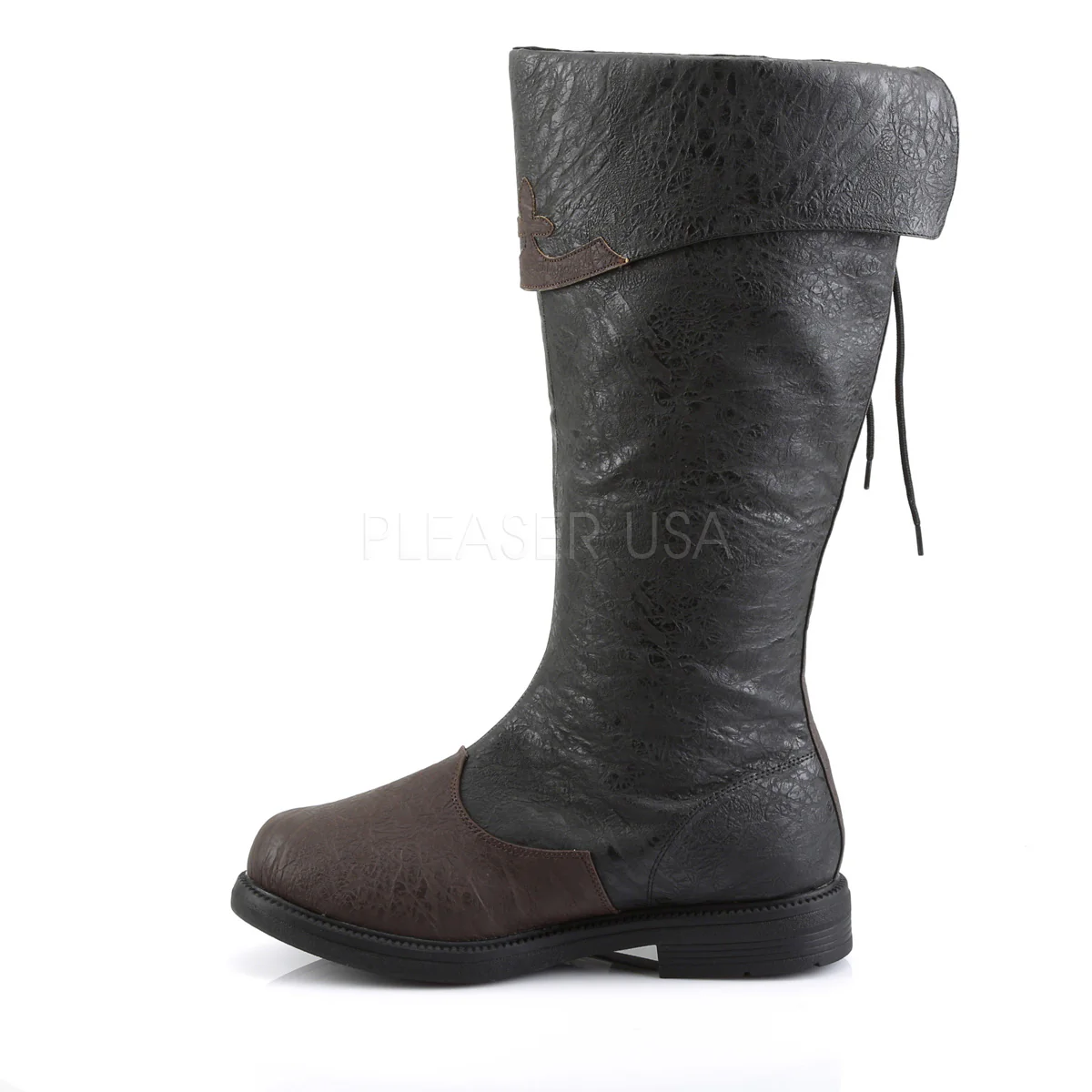 CAPTAIN-110 Black PU Brown - Image 3