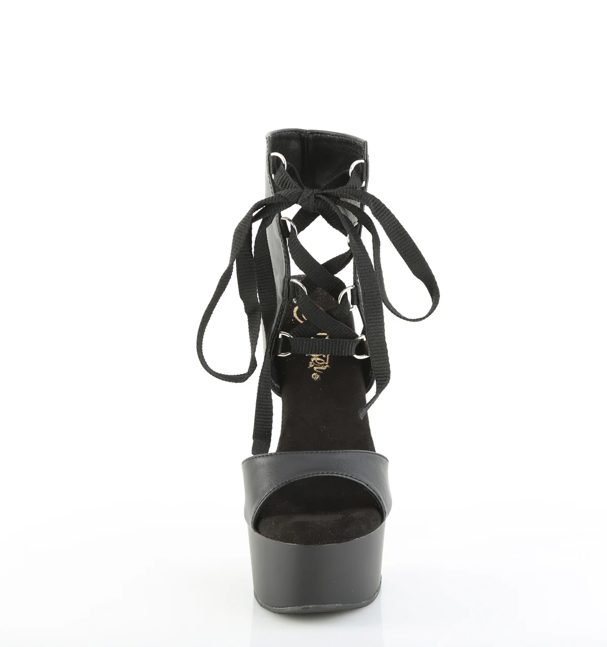 CAPTIVA-600-14  Black Faux Leather/Black Matte - Image 2