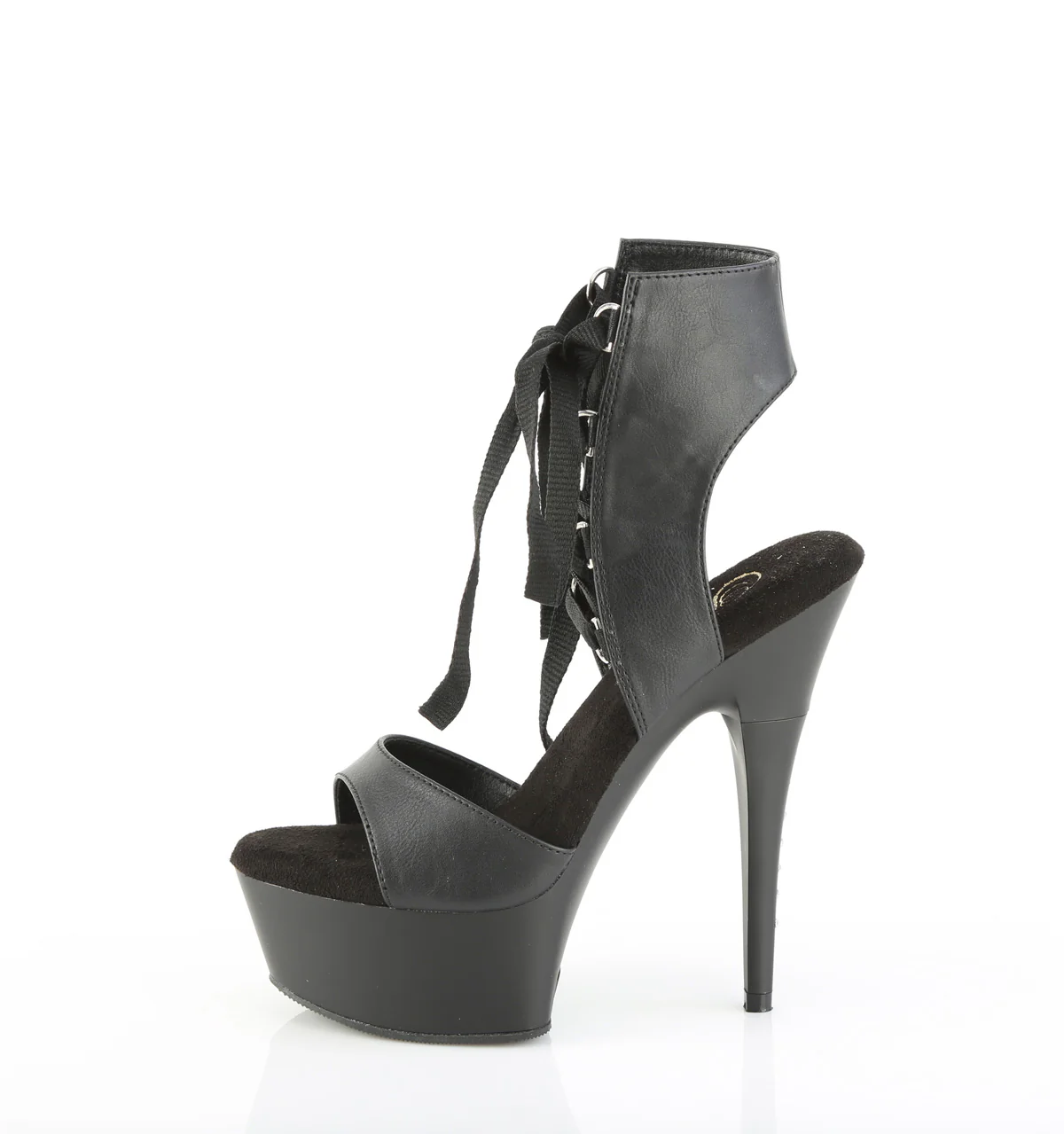 CAPTIVA-600-14  Black Faux Leather/Black Matte - Image 3