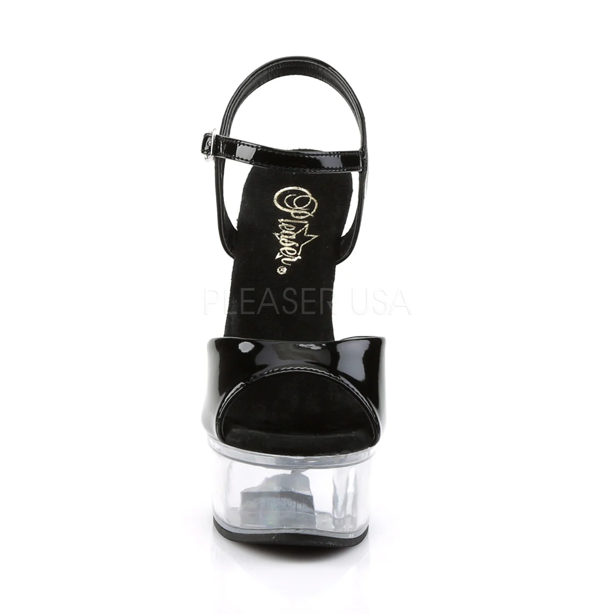 CAPTIVA-609  Black Patent/Clear - Image 2