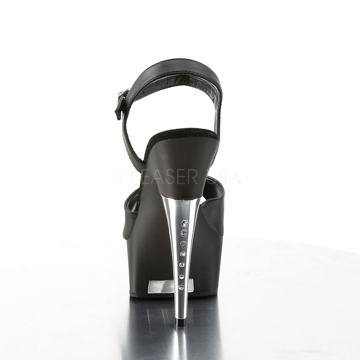 CAPTIVA-609 Black Faux Leather/Black Matte - Image 4