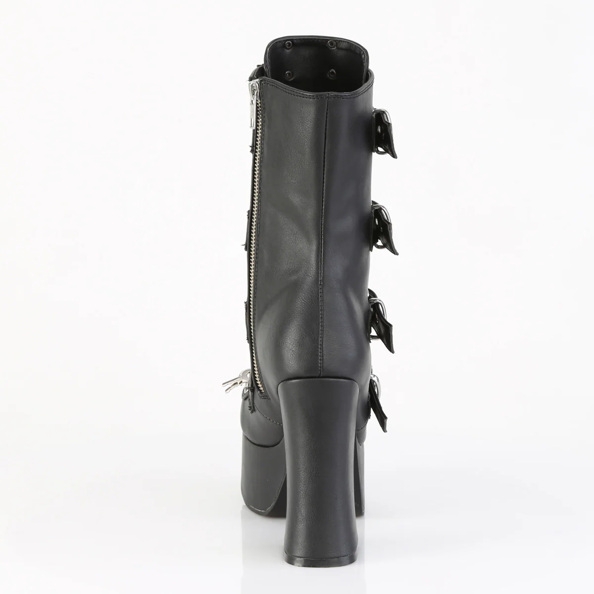CHARADE-118  Black Vegan Leather - Image 4