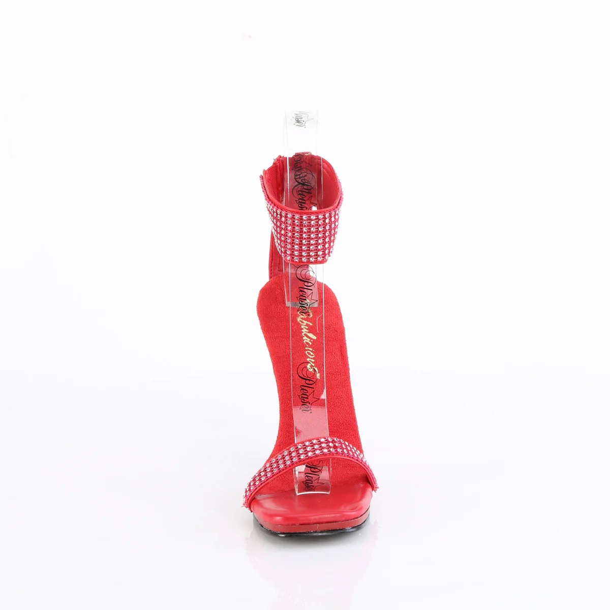 CHIC-40  Red Faux Leather-RS/Red - Image 2