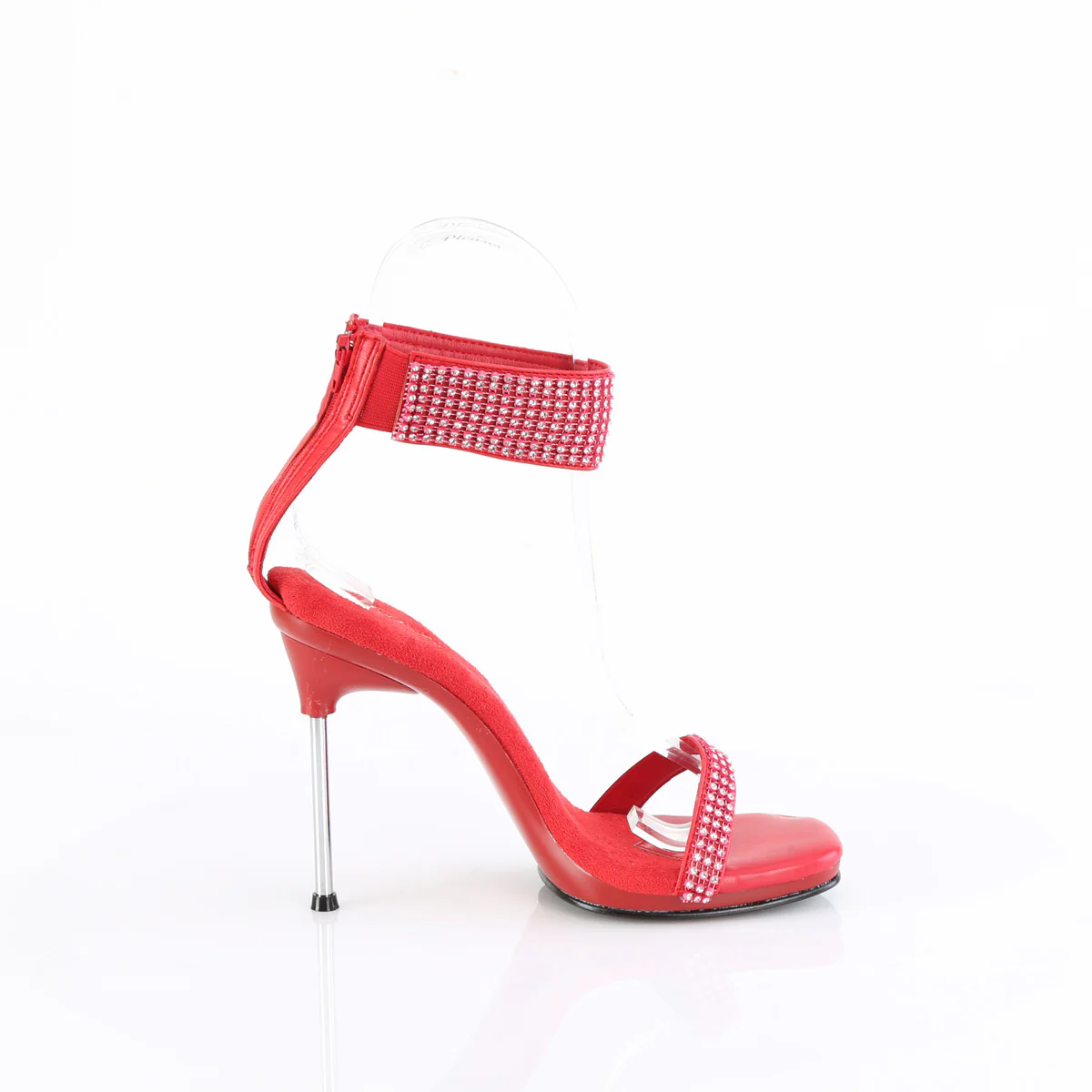 CHIC-40  Red Faux Leather-RS/Red - Image 5