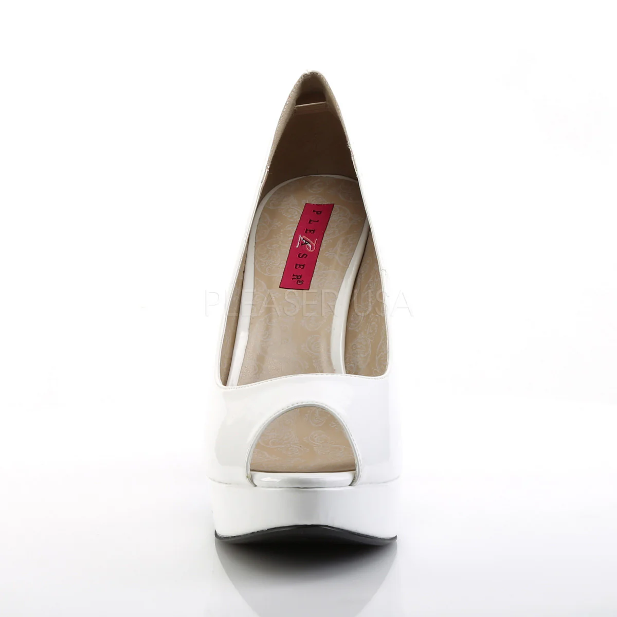 CHLOE-01  White Patent - Image 2