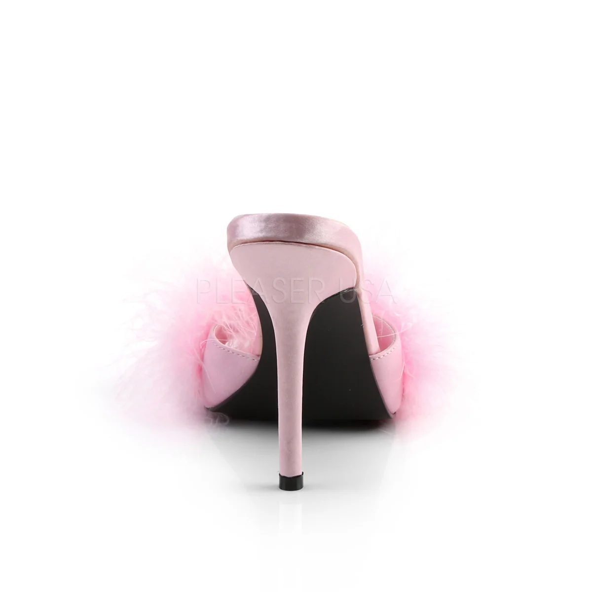 CLASSIQUE-01F Baby Pink Pu-Fur - Image 4