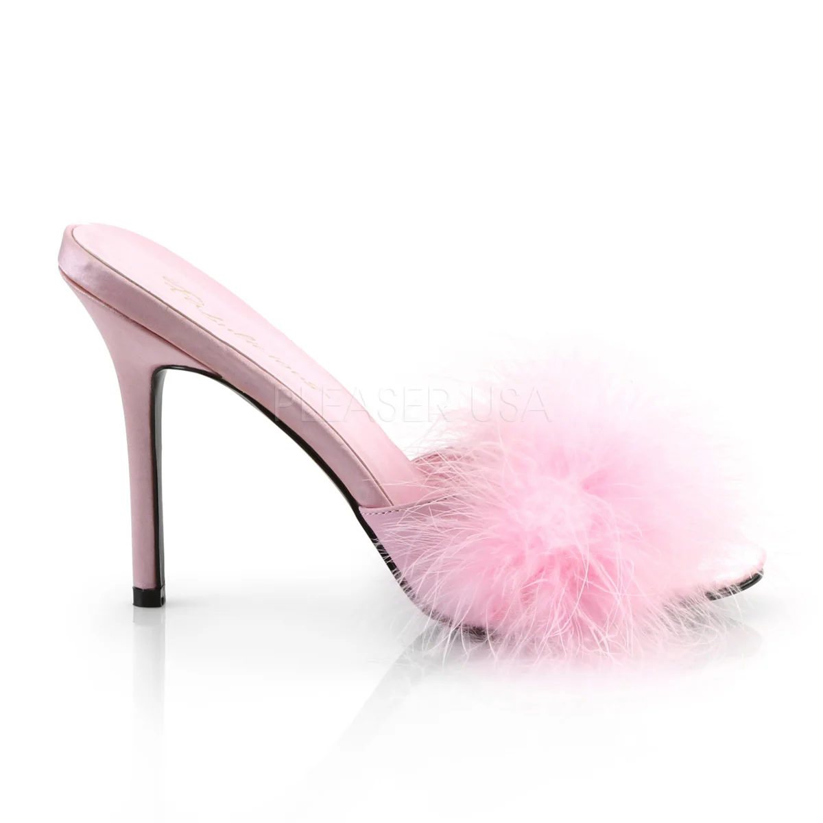CLASSIQUE-01F Baby Pink Pu-Fur - Image 5