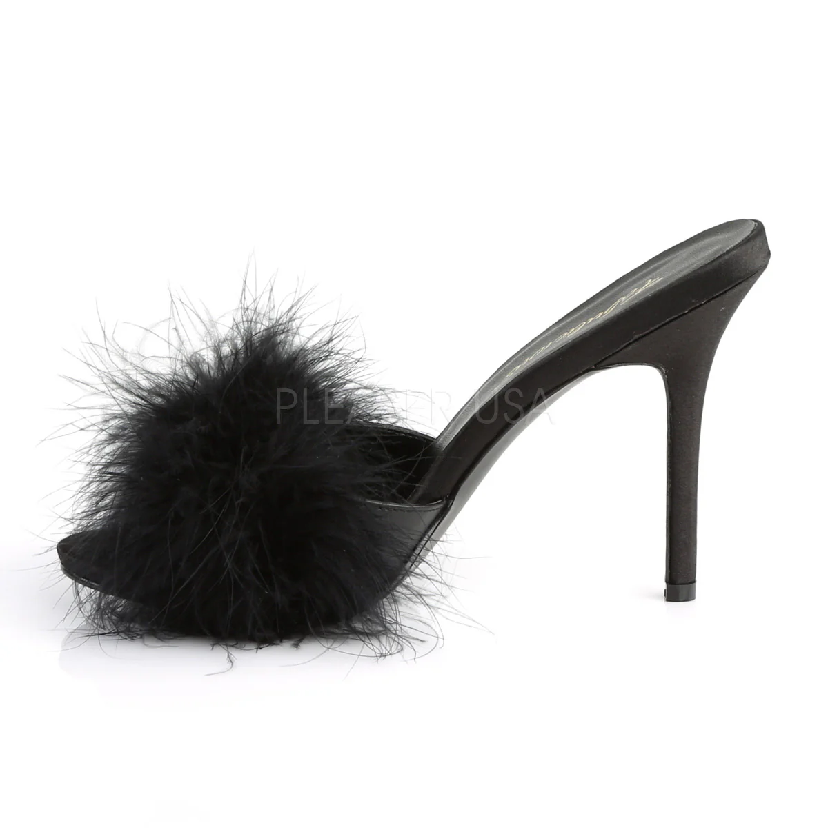 CLASSIQUE-01F  Black Pu-Fur - Image 3