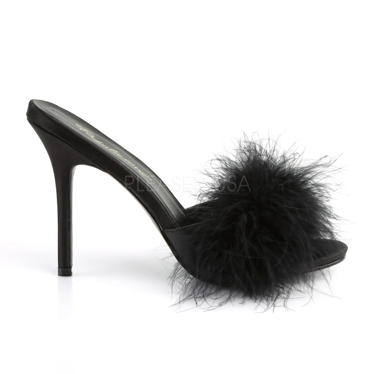 CLASSIQUE-01F  Black Pu-Fur - Image 5