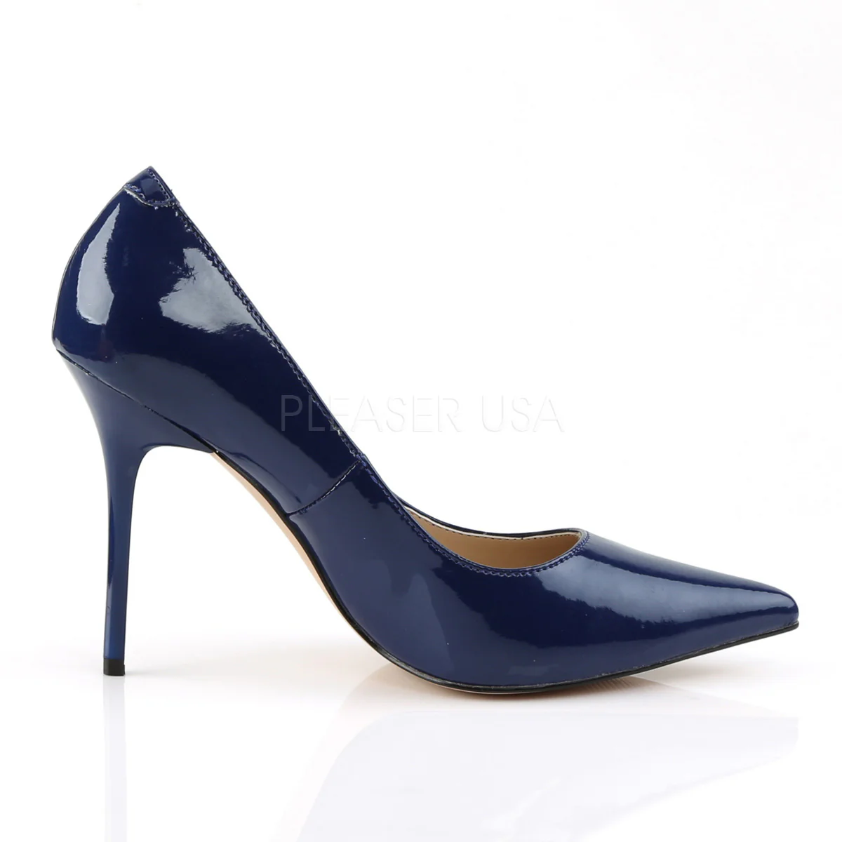 CLASSIQUE-20 Navy Blue Patent - Image 5