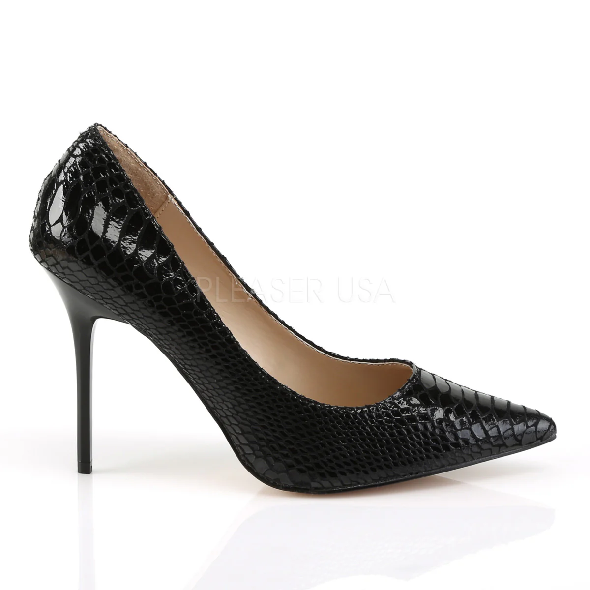 CLASSIQUE-20SP Black Snake-Print Leather - Image 5