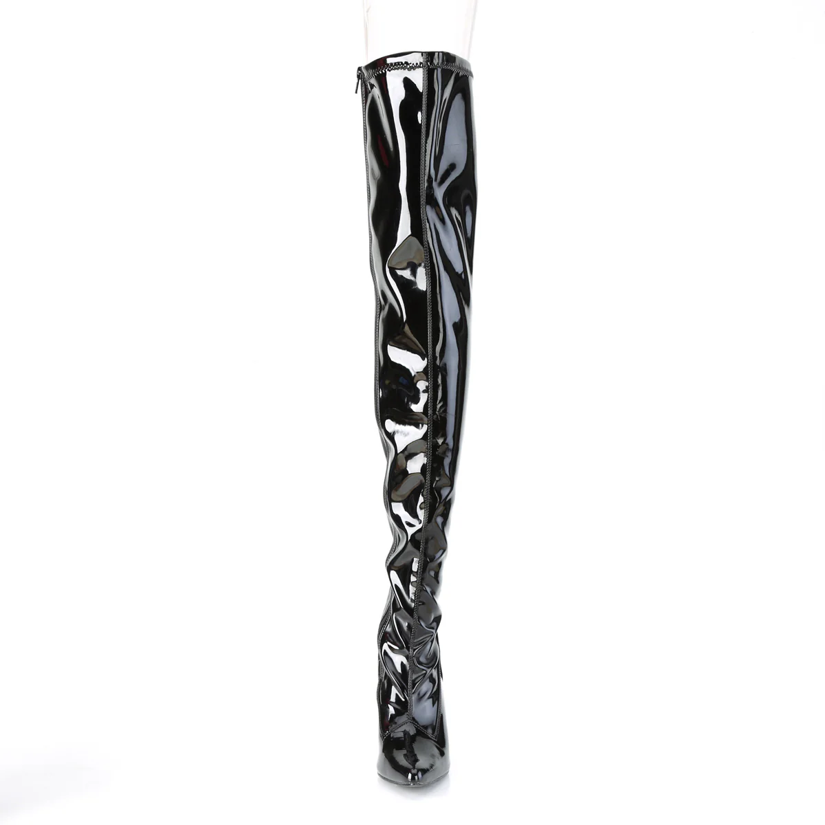 CLASSIQUE-3000  Black Stretch Patent - Image 2