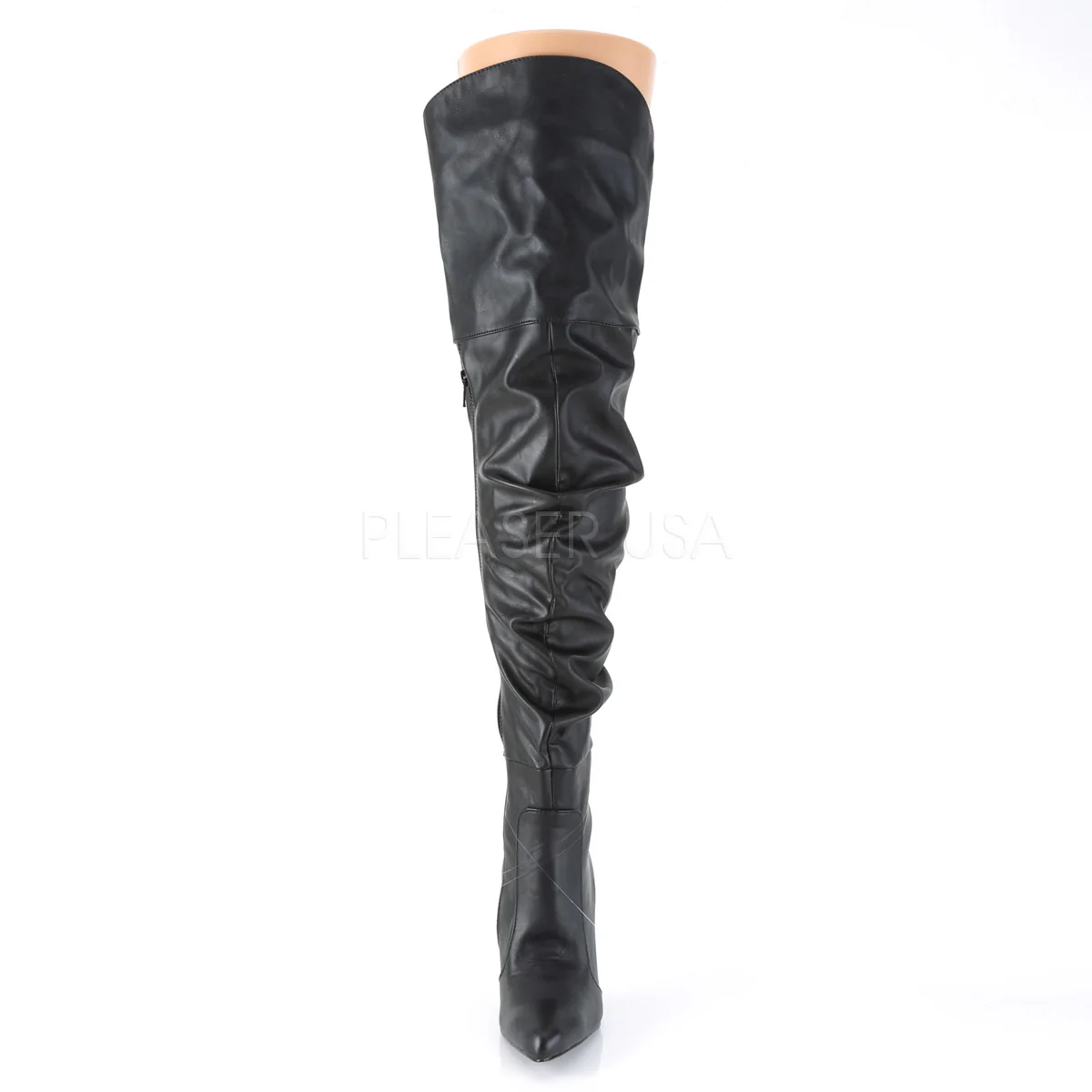 CLASSIQUE-3011 Black Faux Leather - Image 2