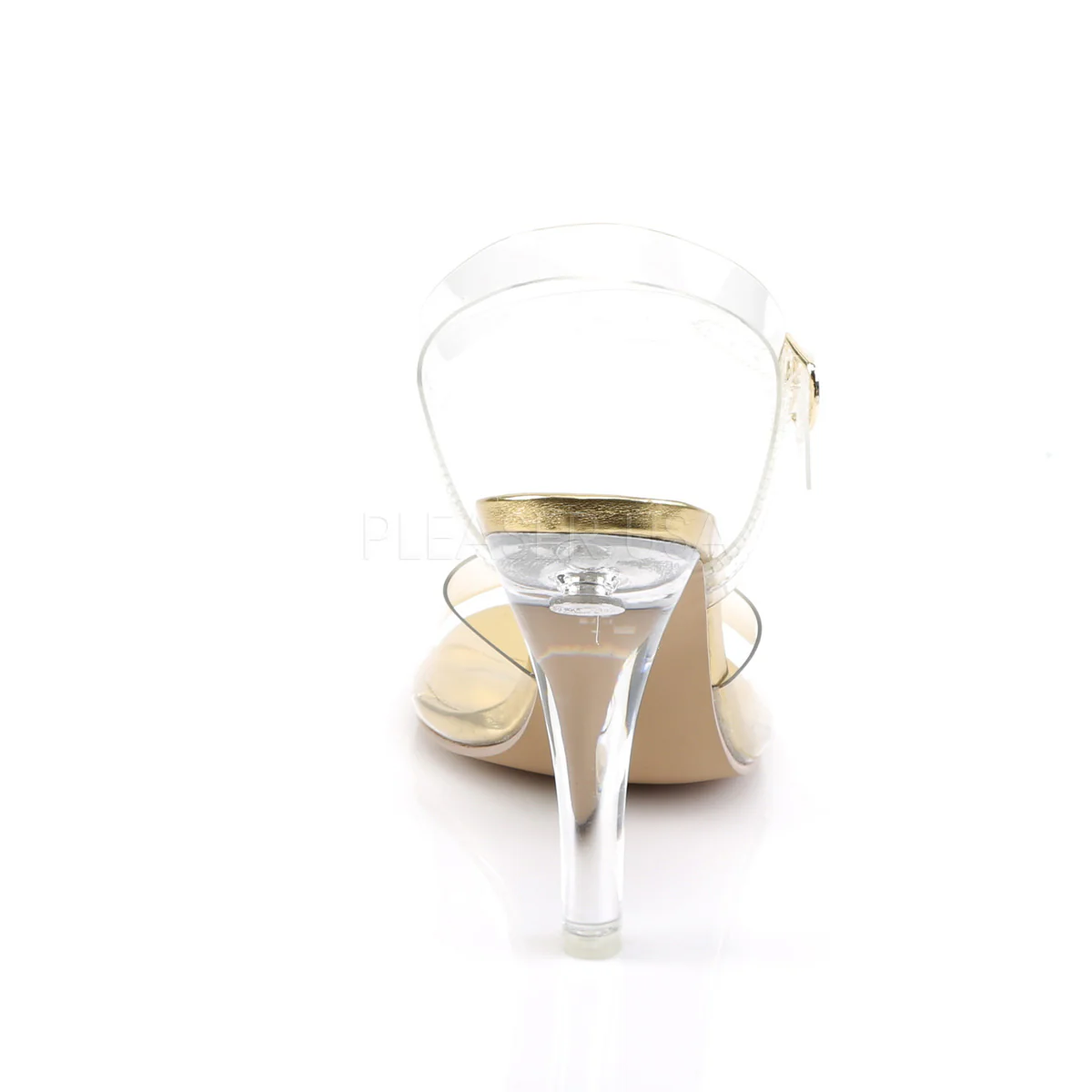CLEARLY-408 Clear Lucite-Gold - Image 4