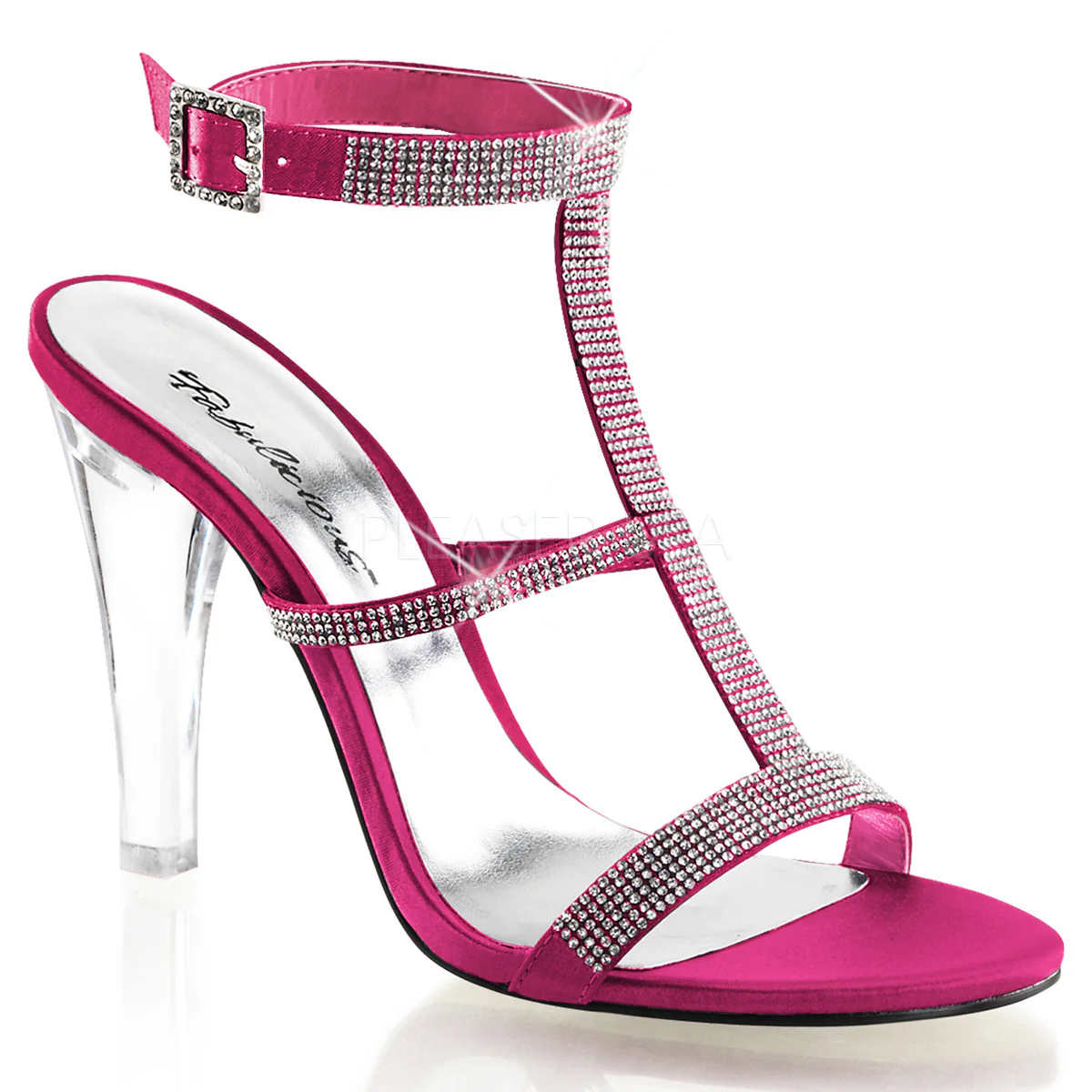 CLEARLY-418  Fuchsia Satin