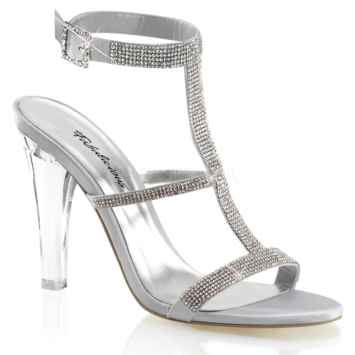 CLEARLY-418 Silver Satin