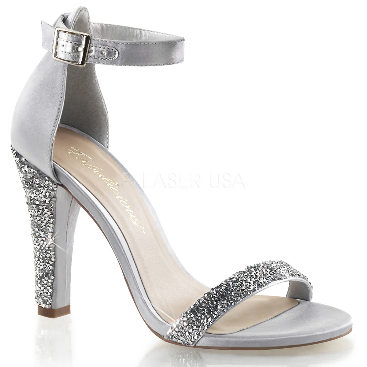 CLEARLY-436 Silver Satin