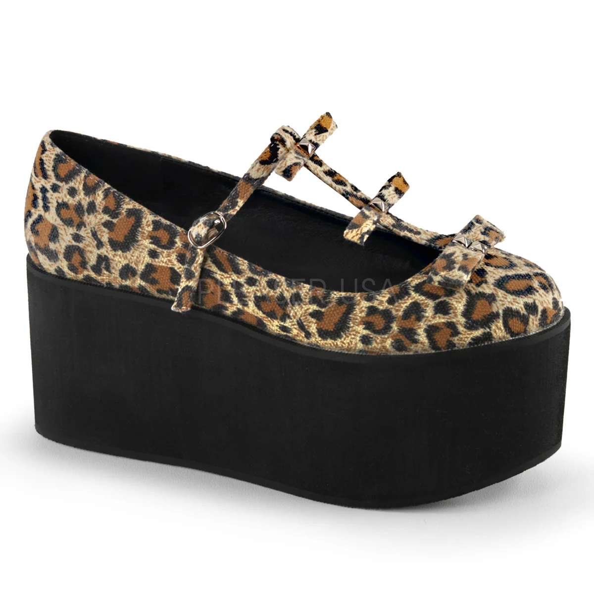 CLICK-08 Leopard Print Canvas