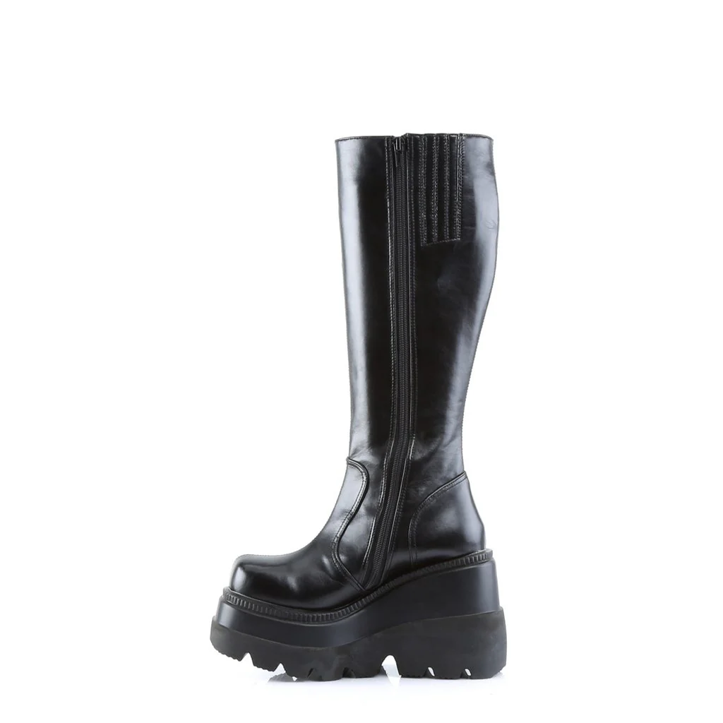 SHAKER-100  Black Vegan Leather - Image 3