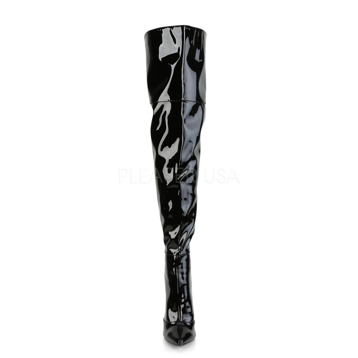 COURTLY-3012  Black Patent - Image 2