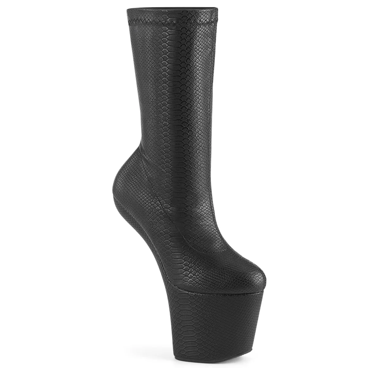 CRAZE-1000  Black Stretch Snake Print/Black Snake Print