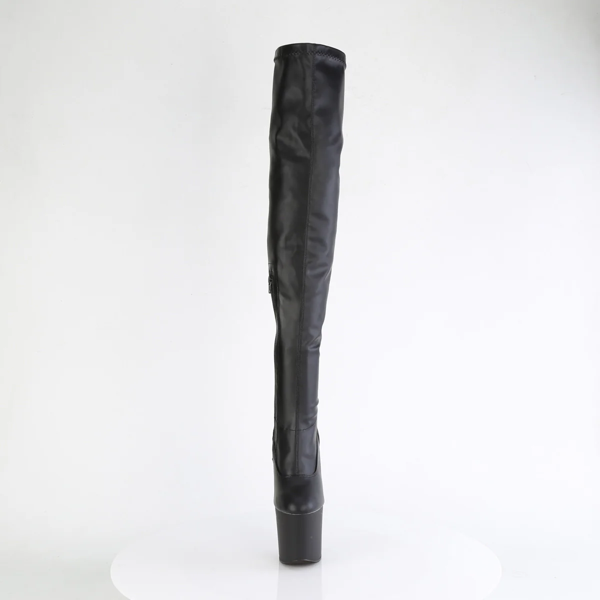 CRAZE-3000 Black Stretch Faux Leather/Black Matte - Image 2