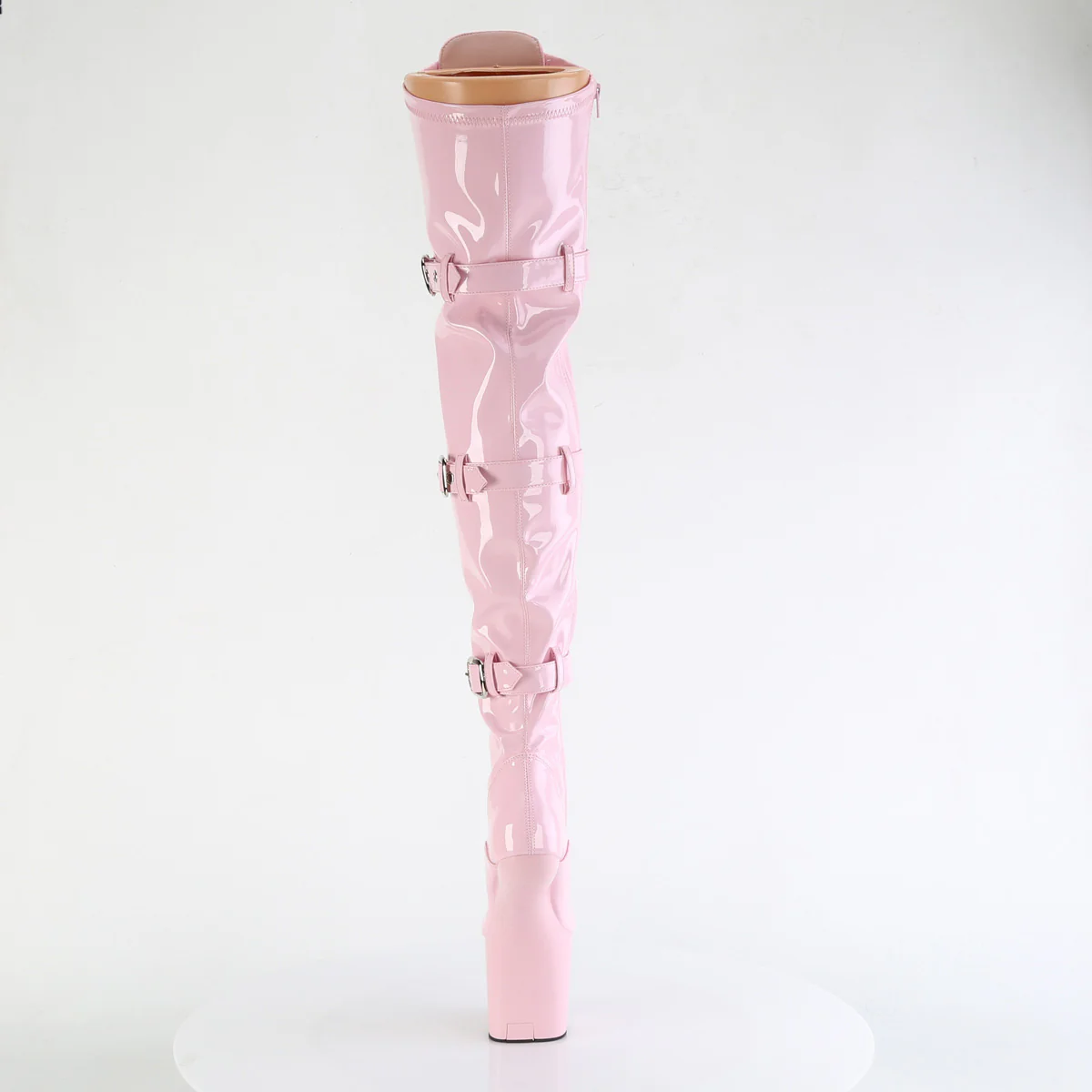 CRAZE-3028  Baby Pink Stretch Patent/Baby Pink - Image 4