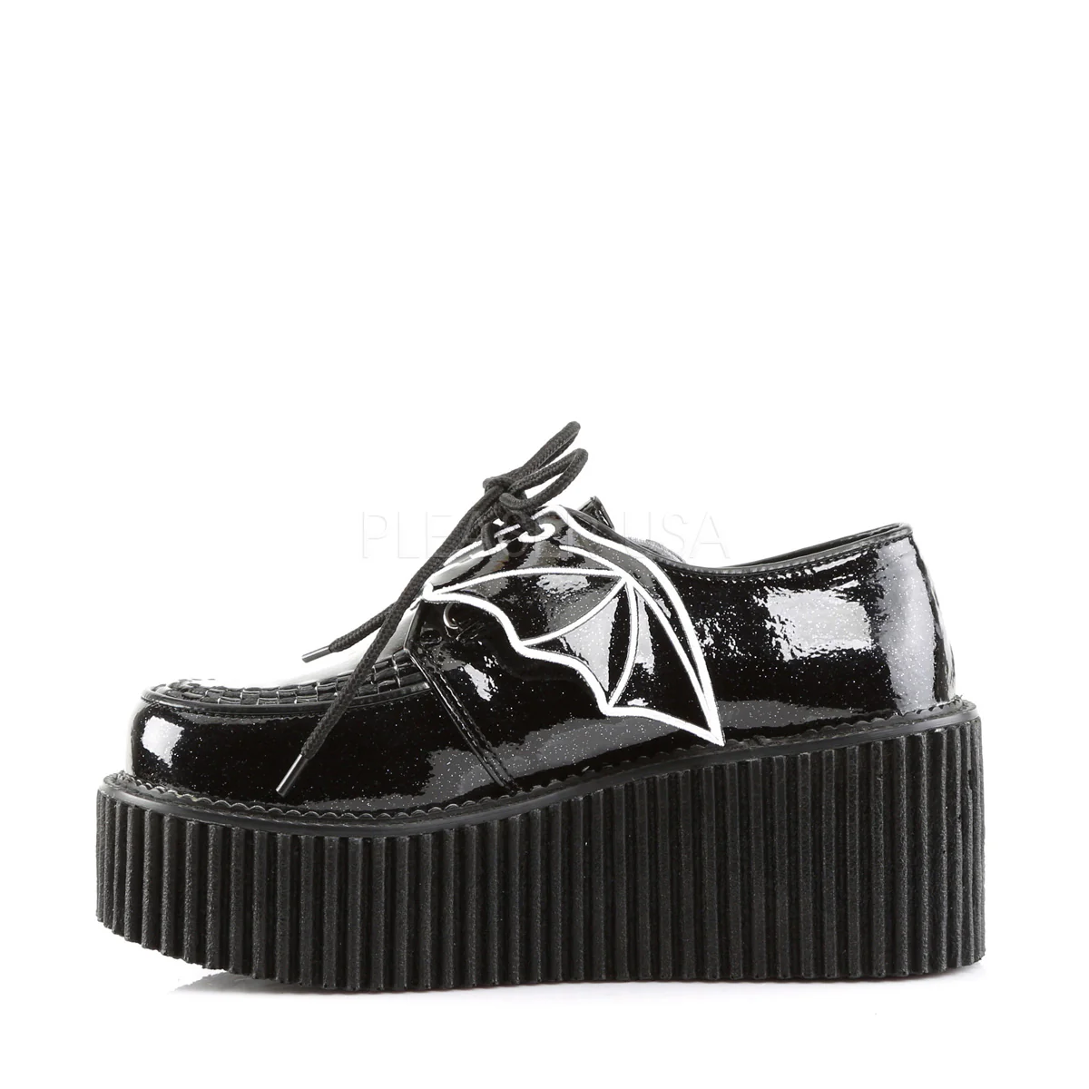 CREEPER-205 Black Glitter Vinyl - Image 3