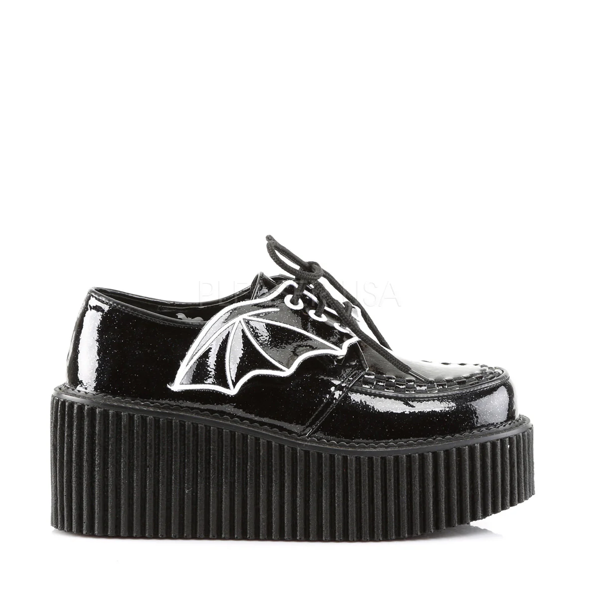 CREEPER-205 Black Glitter Vinyl - Image 5