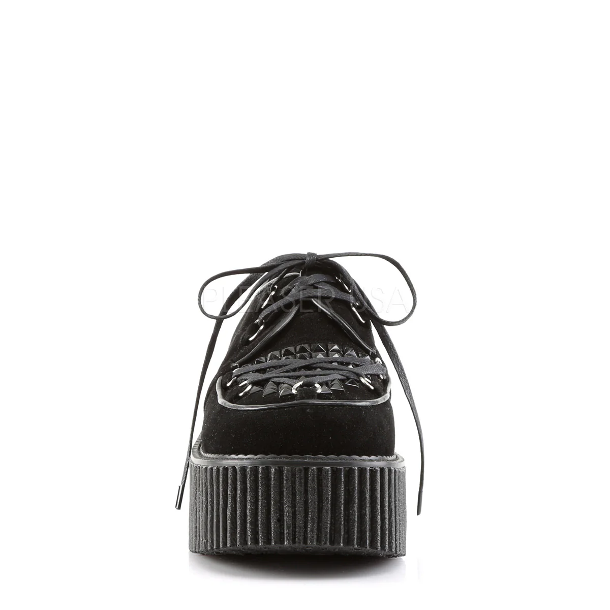 CREEPER-216  Black Vegan Suede - Image 2
