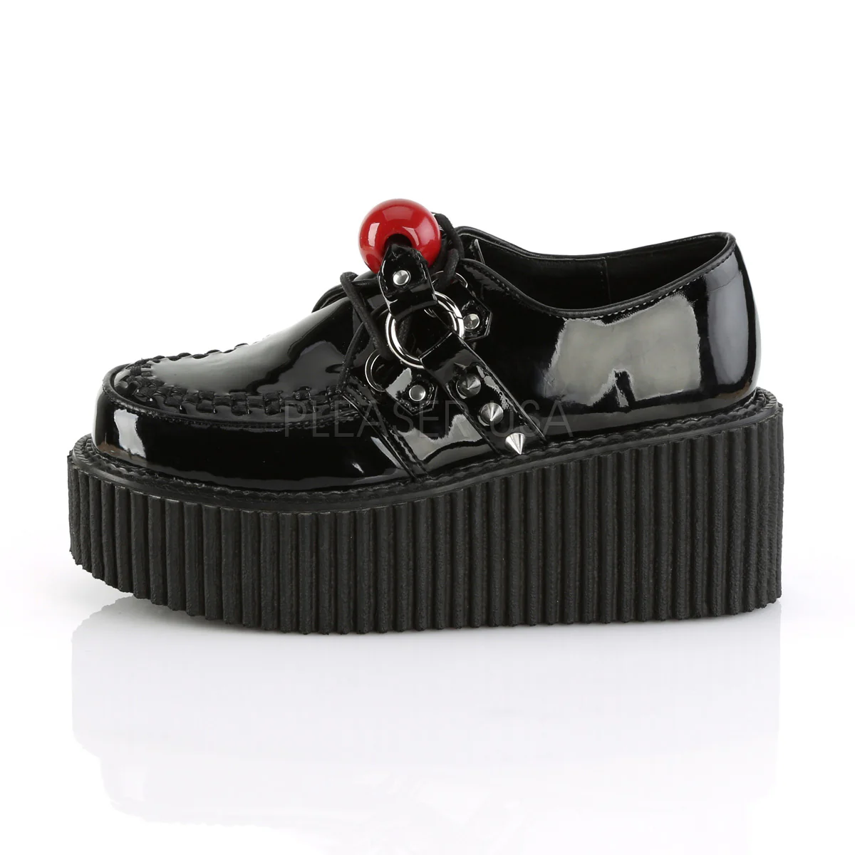CREEPER-222  Black Patent - Image 3