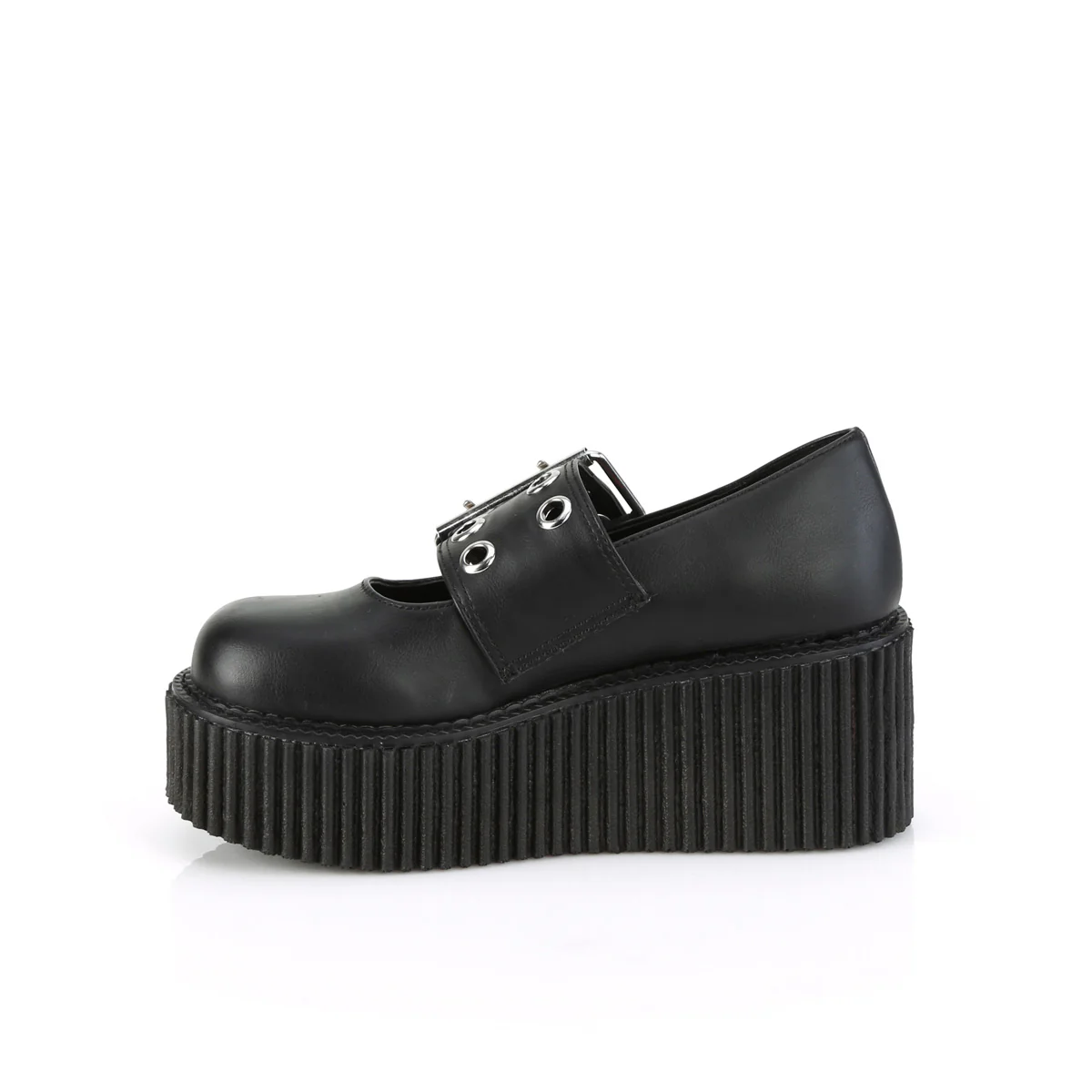 CREEPER-230  Black Vegan Leather - Image 3