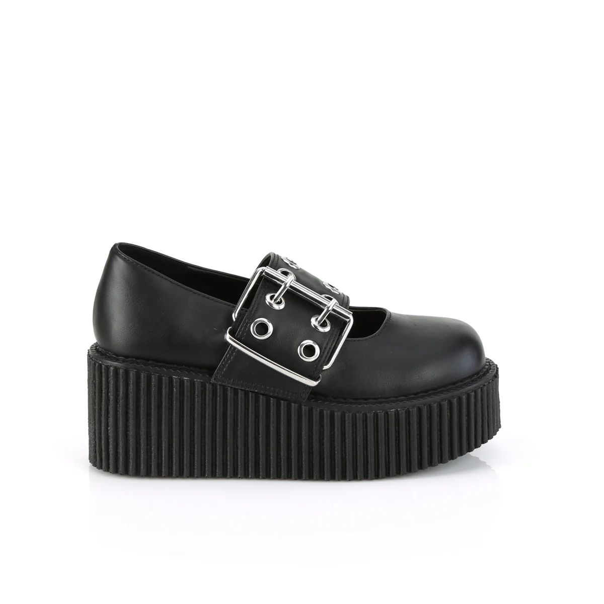 CREEPER-230  Black Vegan Leather - Image 5