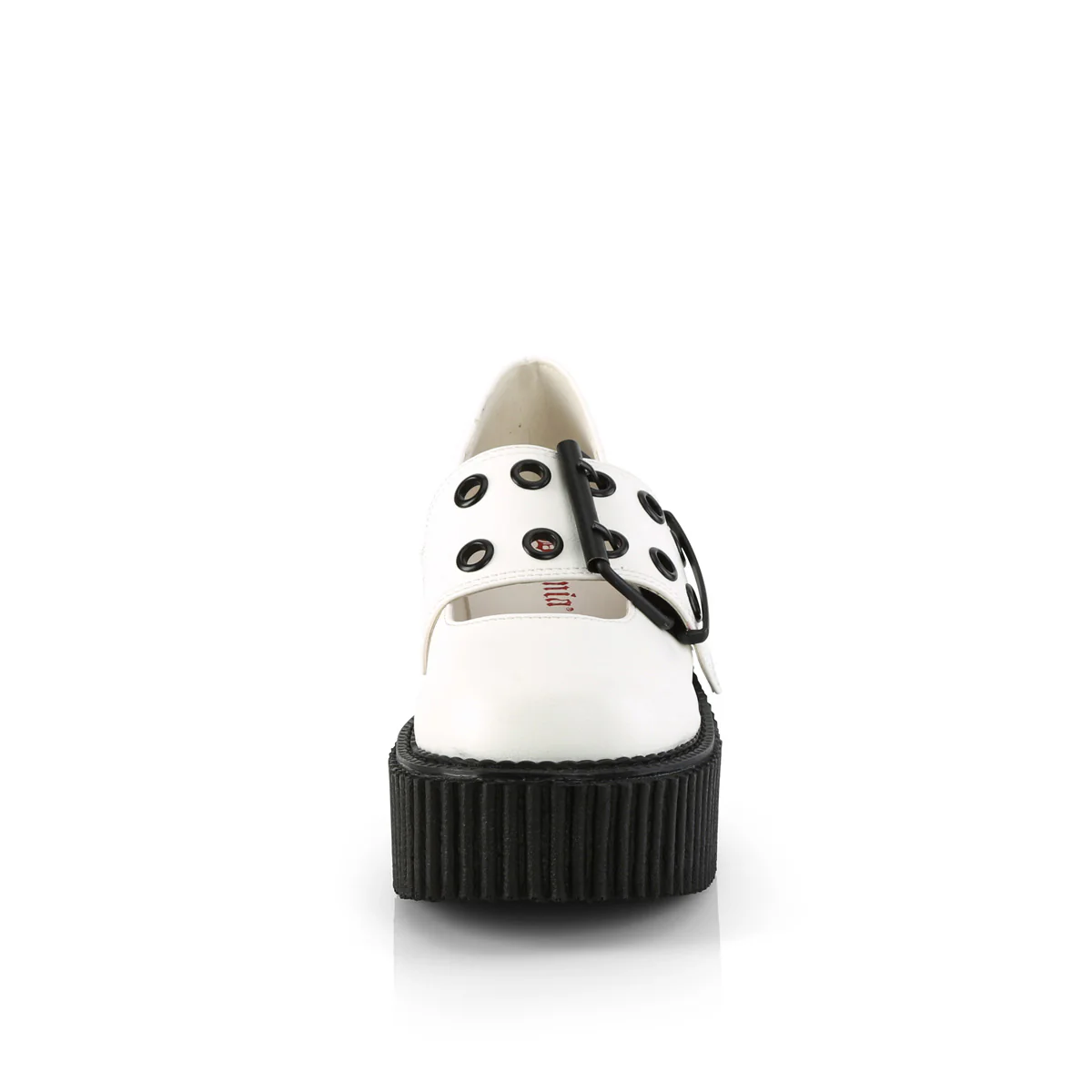 CREEPER-230  White Vegan Leather - Image 2