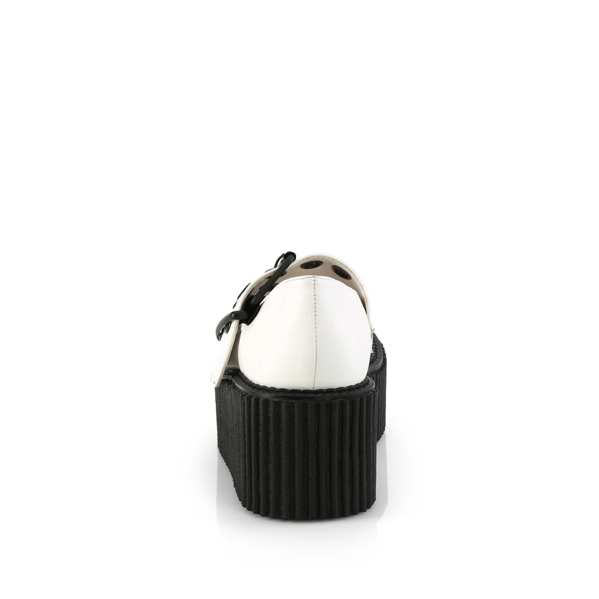 CREEPER-230  White Vegan Leather - Image 4