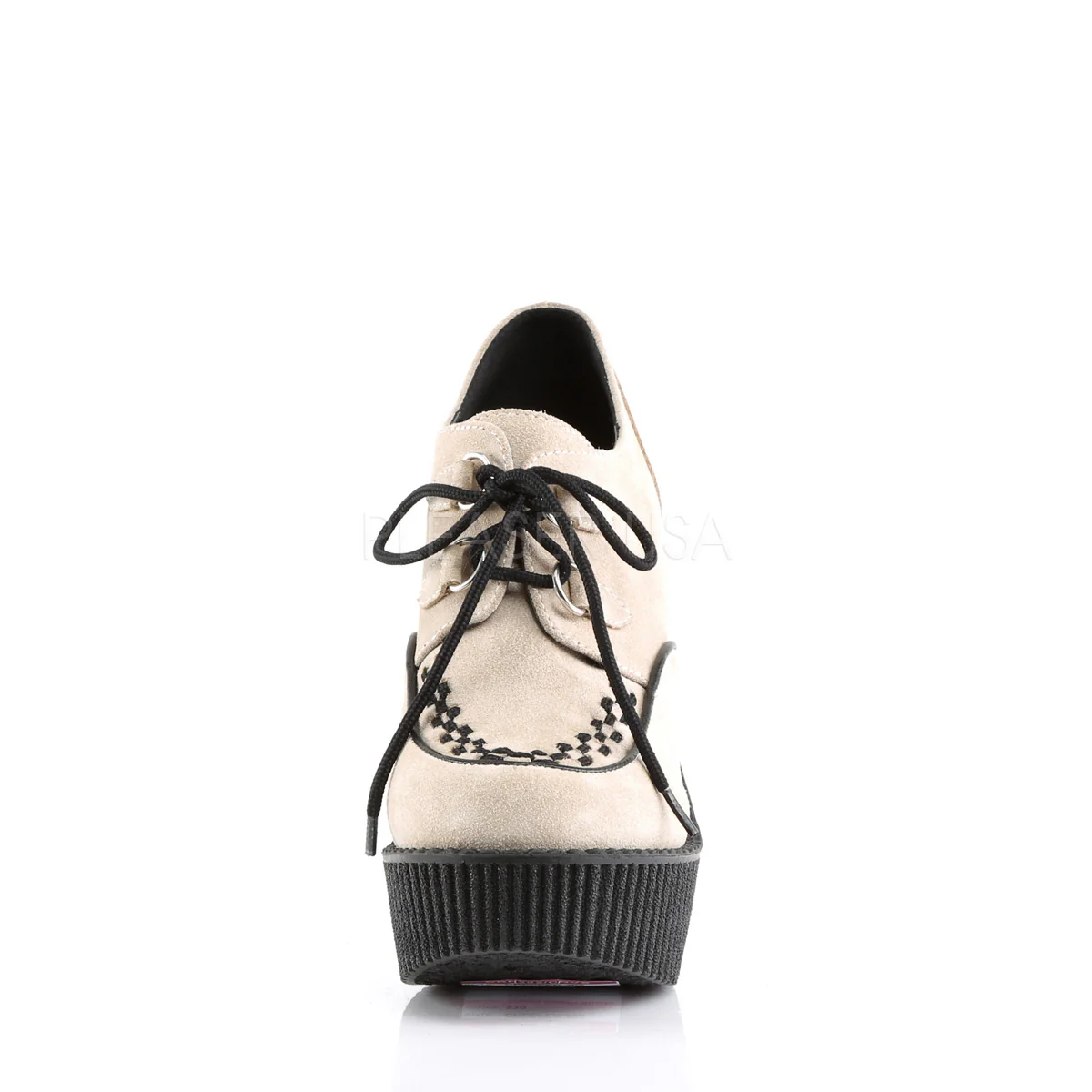 CREEPER-302  Cream Vegan Suede - Image 2