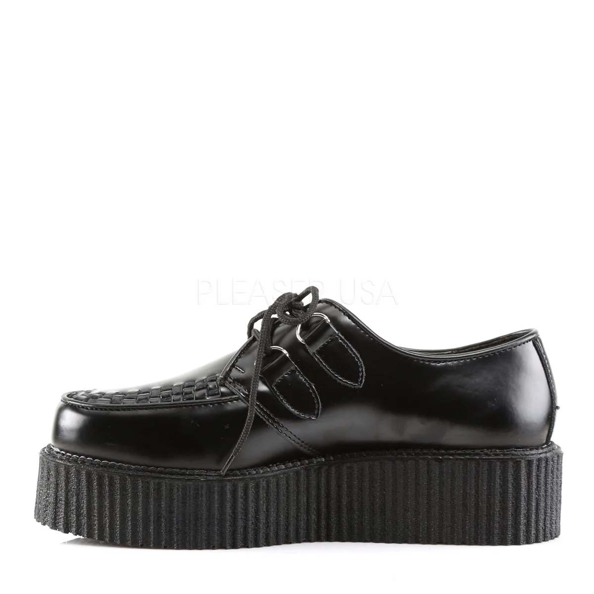CREEPER-402  Black Leather - Image 3