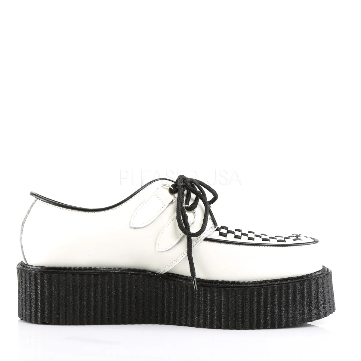 CREEPER-402  White Leather - Image 5