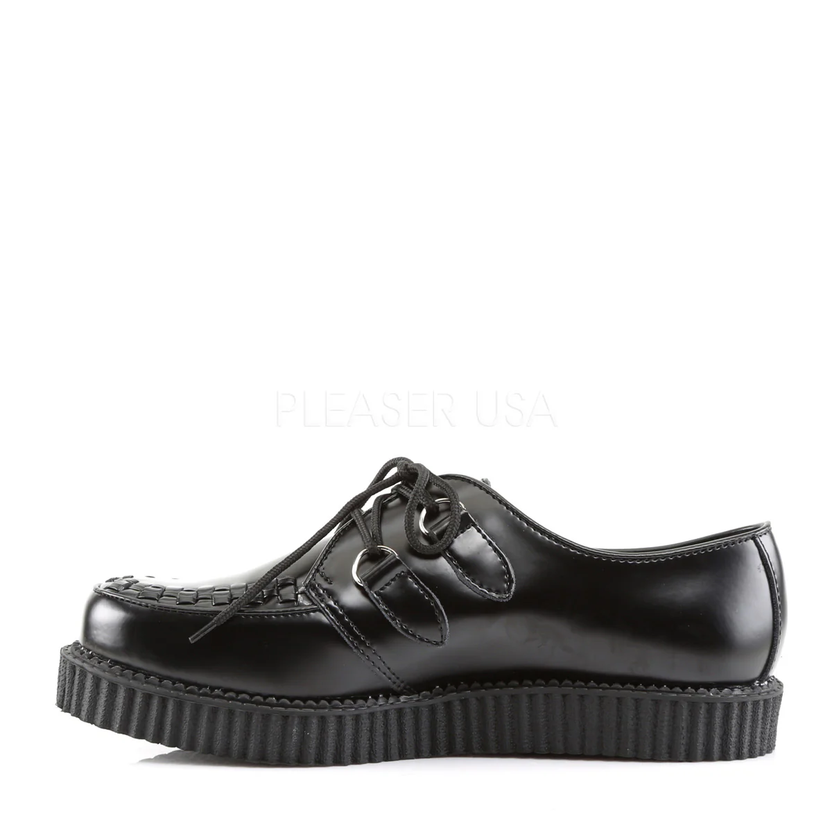 CREEPER-602  Black Leather - Image 3