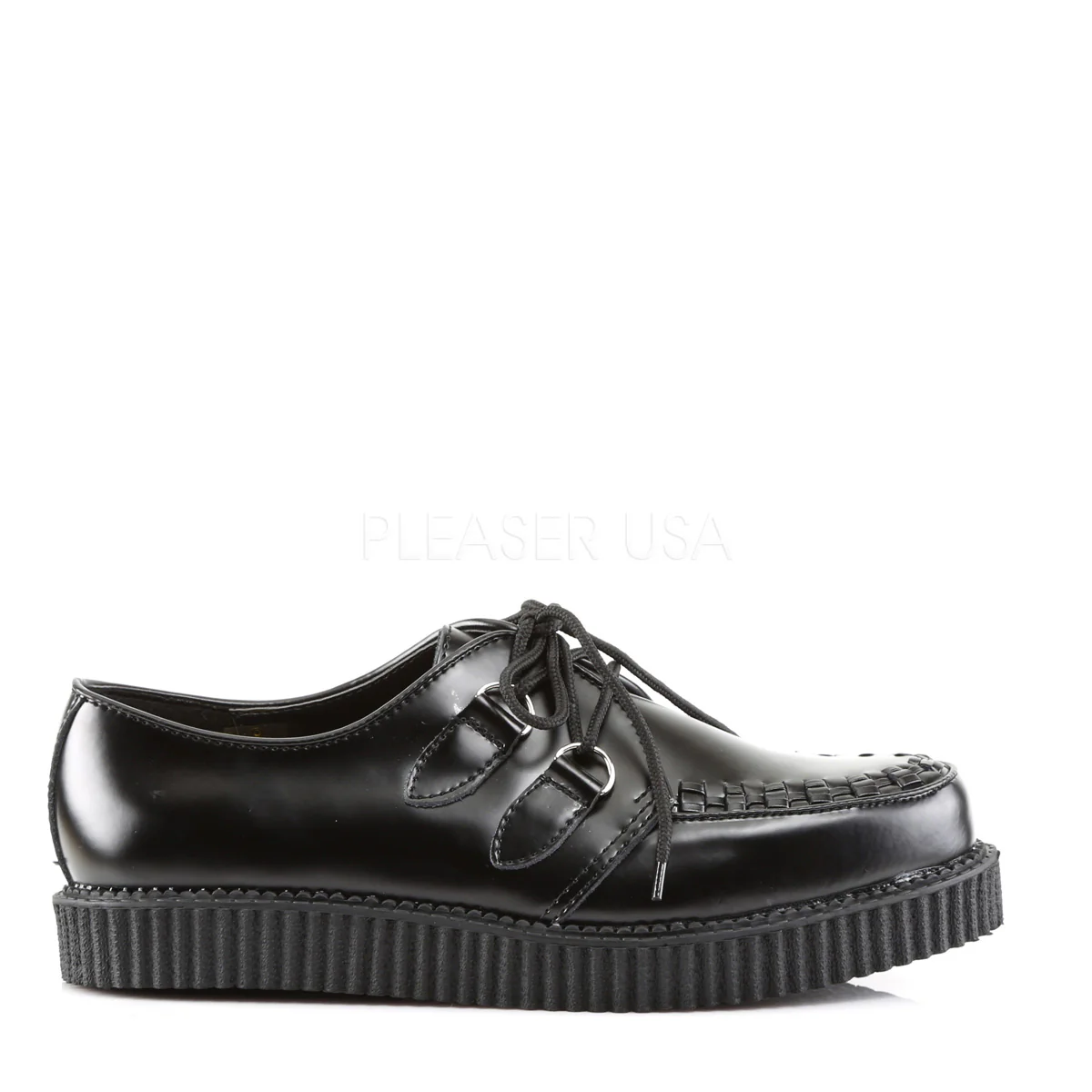 CREEPER-602  Black Leather - Image 5